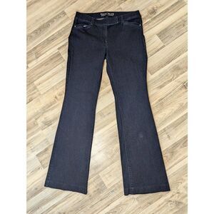 White House Black Market Jeans Women's Size 10 Dark Wash Bootcut Trouser Leg